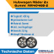 2 Stück Hubwagenräder Gummi 180 x 50/50 mm, Achse 20 mm inkl. Kugellager