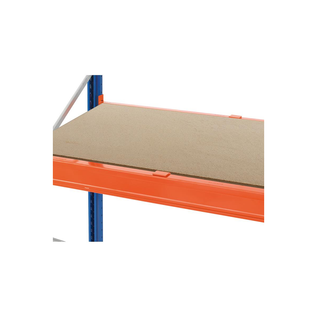 Spanplatten-Ebene für Palettenregale, versenkt, für Holmtiefe: 50 mm - 2.700 x 1.100 mm