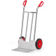 Fetra Alu-Sackkarre 300 x 480 mm 150 kg Tragkraft, Vollgummi, Luft, PU Bereifung