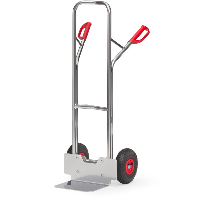 Fetra Alu-Stapelkarre 250 x 320 mm 200 kg Tragkraft, Vollgummi Luft PU Bereifung