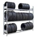 Reifenregal verschiedene H&ouml;hen und Breiten 3 - 6 Ebenen 1 - 6 m breit