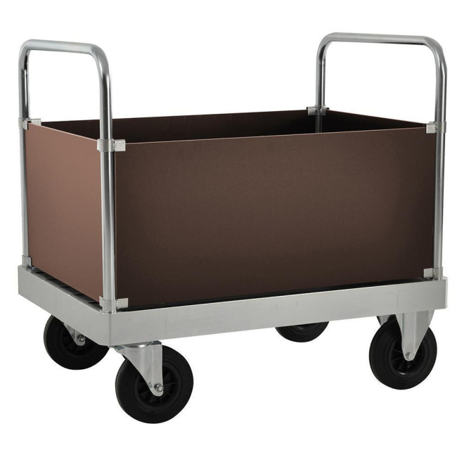 Vierwandwagen Kofferwagen 1.000 x 700 x 960 mm, 800 kg - verzinkt