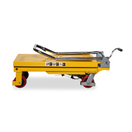 Fahrbarer Hubtisch 150 kg, 700 mm Hubhöhe, 740 x 450 mm Plattform Scherenhubtisch