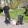 Müllsackwagen für 125 Ltr. Müllsäcke, Traglast: 50 kg - lichtgrau