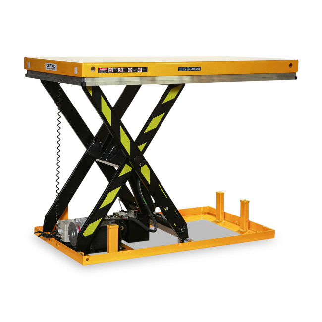 Hubtisch OSWALD ETH2 2,0 t Hubhöhe 990 mm, 1.300 x 800 mm Plattform, 230V