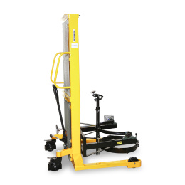 Fasswender OSWALD FS40 - für 208 l DIN-Fässer, 400 kg, Hochhubwagen Fasskipper