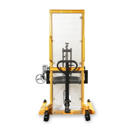 Fasswender OSWALD FS40 - für 208 l DIN-Fässer, 400 kg, Hochhubwagen Fasskipper