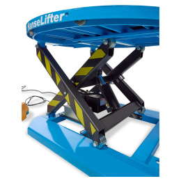 HanseLifter runder Hubtisch RSHT 1000 kg, 710 mm Hubhöhe, ⌀ 1110 mm Plattform, 380V