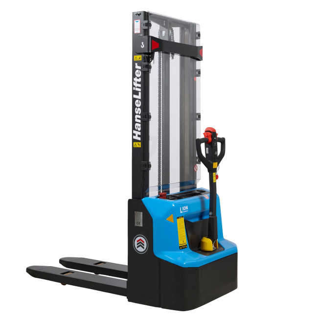 HanseLifter Deichselstapler 1200 kg, 3200 mm Hubhöhe, 1150 mm Gabellänge, Easy-DH1232-Li