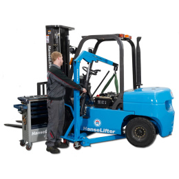 HanseLifter Werkstattkran WK2000 - Tragkraft 2000 kg, 1295 - 1595 mm Hubarmlänge,