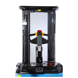 HanseLifter Deichselstapler 1600 kg, bis 5000 mm Hubhöhe, Mitfahrerplattform, Triplexmast