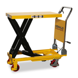 Fahrbarer Hubtisch 500 kg, 900 mm Hubhöhe, 855 x 500 mm Plattform