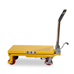 Fahrbarer Hubtisch 500 kg, 900 mm Hubhöhe, 855 x 500 mm Plattform