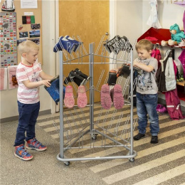 Schuh- und Stiefeltrockenwagen -  bis 1200 mm Höhe -...