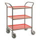 Servierwagen Tablettwagen - 3 Böden - 770 x 495 x 960 mm - 150 kg Traglast
