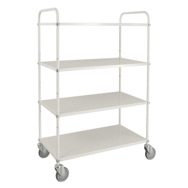 Etagenwagen mit 4 Böden - 980 x 585 x 1445 mm - 250 kg Traglast
