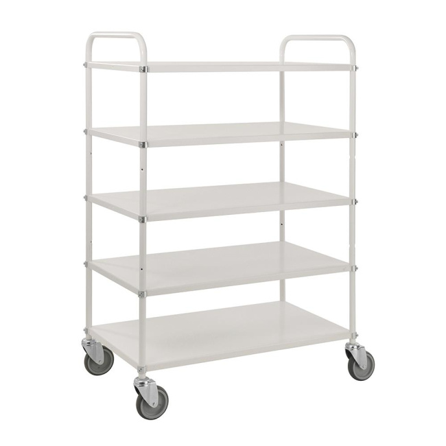 Etagenwagen mit 5 Böden - 980 x 585 x 1445 mm - 250 kg Traglast