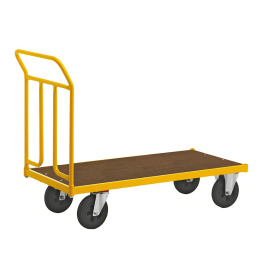 Plattformwagen variabel erweiterbar 1020 mm Höhe - 400 kg Traglast - gelb