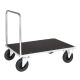 Plattformwagen 900 mm Höhe - Schiebebügel - Stirnwand - 500 kg - verzinkt