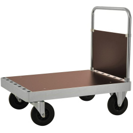 Plattformwagen 960 mm Höhe - Schiebebügel - Stirnwand - 800 kg - verzinkt