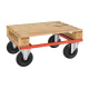 Paletten-Fahrgestell niedrig - bis 1244 x 844 x 355 mm - 800 kg Tragkraft - Stahl