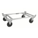 Paletten-Fahrgestell niedrig - bis 1244 x 844 x 355 mm - 800 kg Tragkraft - Stahl