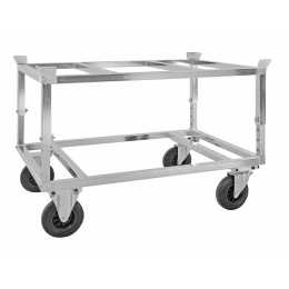 Paletten-Fahrgestell höhenverstellbar bis 835 mm - 800 kg Tragkraft - Stahl