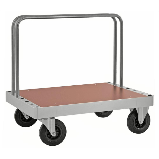 Plattenwagen Bügelwagen - 920 mm Höhe - 800 kg Tragkraft - 2 Bügel - verzinkt