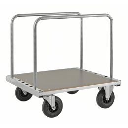 Plattenwagen Bügelwagen - bis 945 mm Höhe - 500 kg Tragkraft - verzinkt