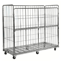Gitterrollwagen 2 bis 4 Seiten - bis 600 kg - bis 1800 mm Höhe - verzinkt