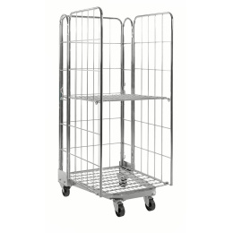 Gitterrollwagen 2 bis 4 Seiten - bis 600 kg - bis 1800 mm Höhe - verzinkt