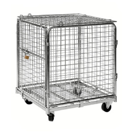 Gitterrollwagen 2 bis 4 Seiten - bis 600 kg - bis 1800 mm Höhe - verzinkt