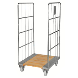 Gitterrollwagen Holzbasis 2 bis 4 Seiten - bis 800 kg - bis 1700 mm Höhe