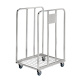 Gitterrollwagen mit 2 Seiten - 530 x 630 x 1000 mm - 150 kg Tragkraft