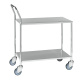Servierwagen mit 2 Böden - bis 1000 x 580 x 970 mm - 200 kg Tragkraft - verzinkt