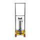 Fahrbarer Hubtisch mit Gabeln und Plattform 400 kg, 1,5 m Hubhöhe, 650 mm Gabeln