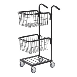 Mini-Transportwagen 660 x 385x 1090 mm - 35 kg Tragkraft - Stahl