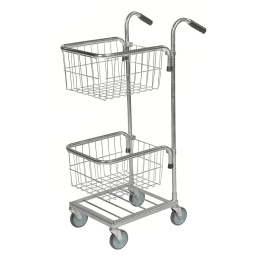 Mini-Transportwagen 660 x 385x 1090 mm - 35 kg Tragkraft - Stahl