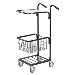 Mini-Transportwagen 660 x 385x 1090 mm - 35 kg Tragkraft - Stahl