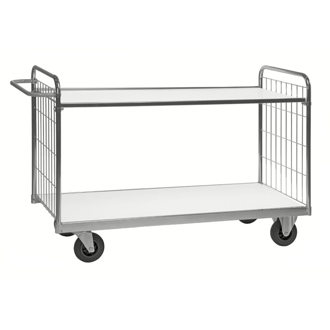 Kommissionierwagen bis 4 Böden - bis 1695 mm Höhe - 300 kg - verzinkt