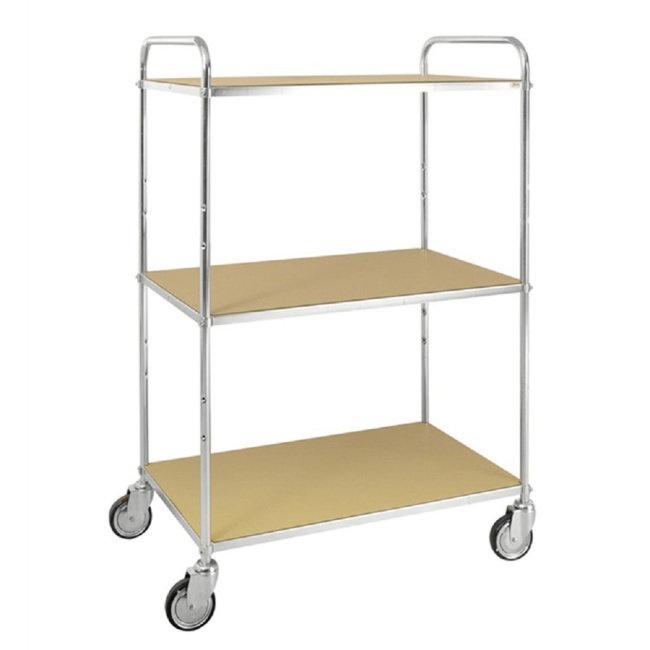 ESD-Etagenwagen bis 5 Böden - 980 x 585 x 1445 mm - 250 kg - verzinkt