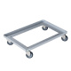 Kistenroller für 600 x 400 Behälter - 616 x 416 x 128 mm - 200 kg - verzinkt