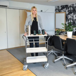 Servierwagen Tablettwagen 3 Böden - 770 x 495 x 960...