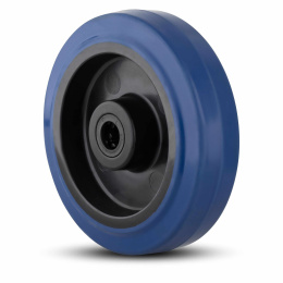Blue Wheel Gummi Lenkrolle Bockrolle Bremsrolle Einbaurad mit Rollenlager