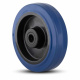Blue Wheel Gummi Lenkrolle Bockrolle Bremsrolle Einbaurad mit Rollenlager