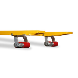 Niederflurhubwagen OSWALD HUF55 - 1500 kg - 1150 mm - Polyurethan Tandem