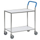 Tischwagen mit 2 Böden bis 850 x 435 x 950 mm - 150 kg - elektrolytisch verzinkt