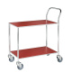 Tischwagen mit 2 Böden bis 850 x 435 x 950 mm - 150 kg - elektrolytisch verzinkt