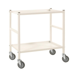 Tischwagen mit 2 Böden 690 x 430 x 750 mm - 150 kg Traglast - Stahl