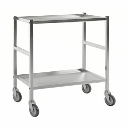 Tischwagen mit 2 Böden 690 x 430 x 750 mm - 150 kg Traglast - Stahl